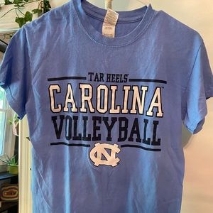 tar heels volleyball t-shirt